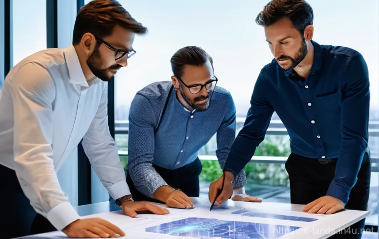 조경 프로젝트 팀원 역할 분배 방법 - **Prompt:** A professional and empathetic Italian female landscape architect, dressed in smart-casua...