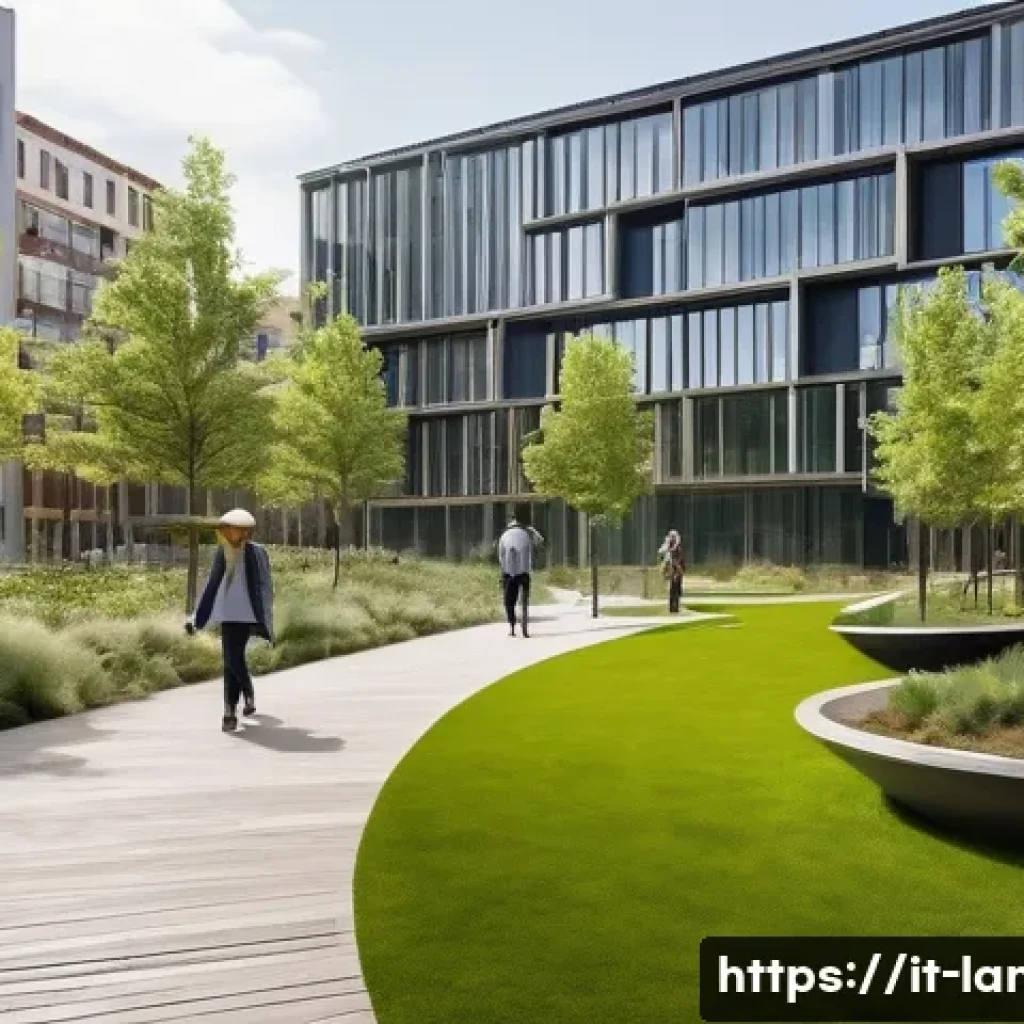 조경 관련 대학교와 학과 선택 - **Prompt 1: Urban Regeneration and Green Infrastructure**
    "A female landscape architect, profess...